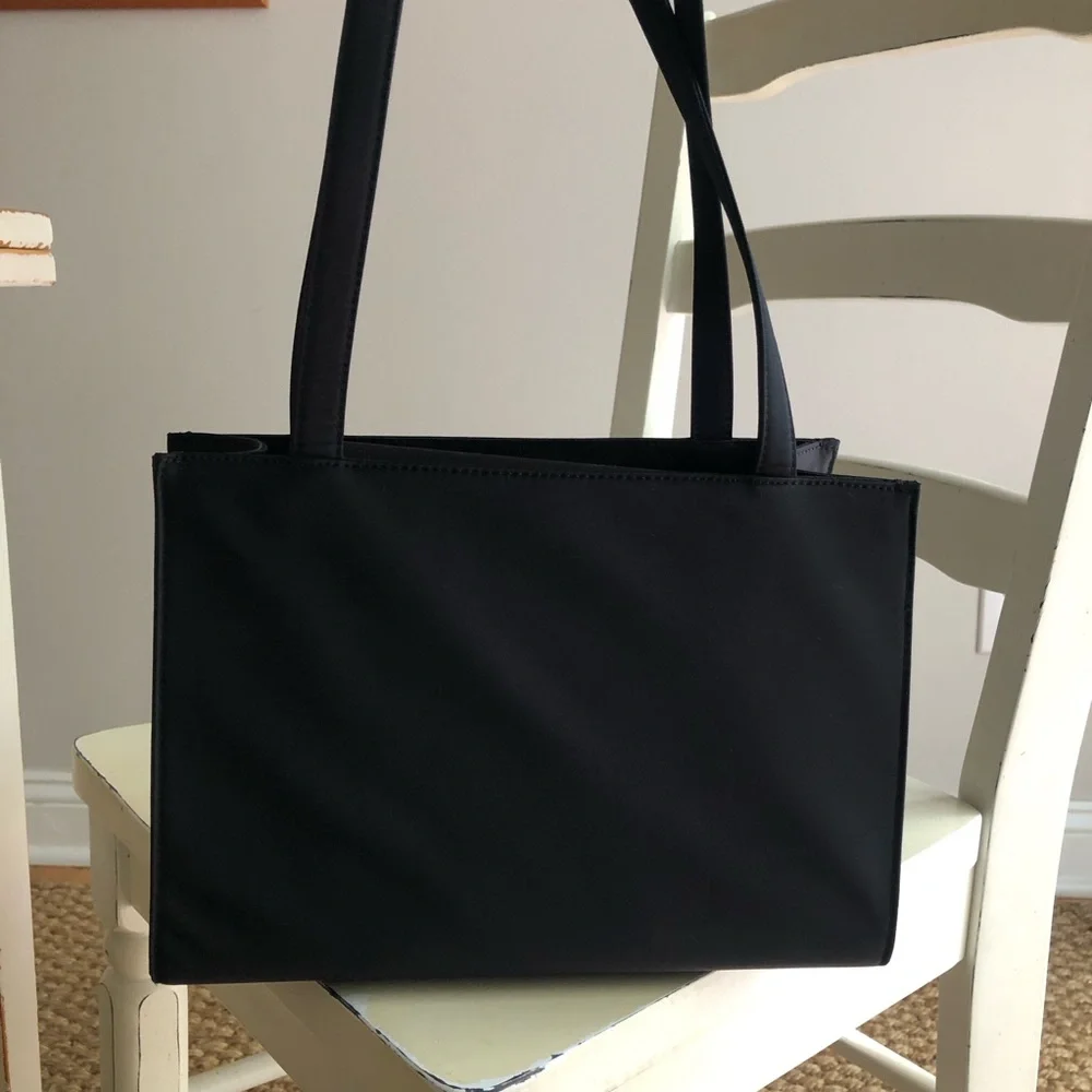 New: Kate Spade 1993 Sam Tote. Black Nylon. Vintage.